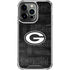 NFL Green Bay Packers Black & White iPhone 16 Pro Clear Case